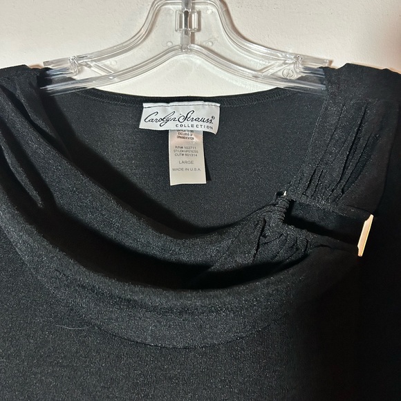 Carolyn Strauss Large Black Top Academic Country Club - Picture 2 of 5